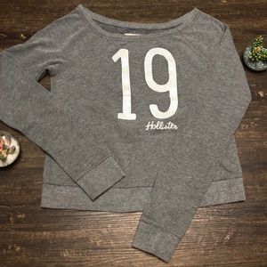 Hollister Gray oversized Sweatshirt Size  XL